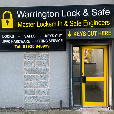 Warrington Lock & Safe - Free parking